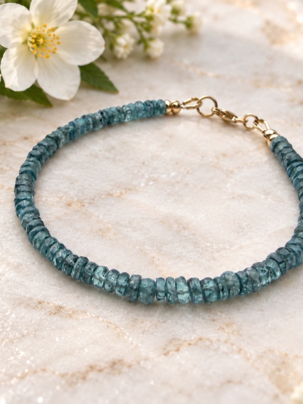 Rare Natural Alexandrite Bracelet | 25 Carats | Solid 18K Gold | June Birthstone